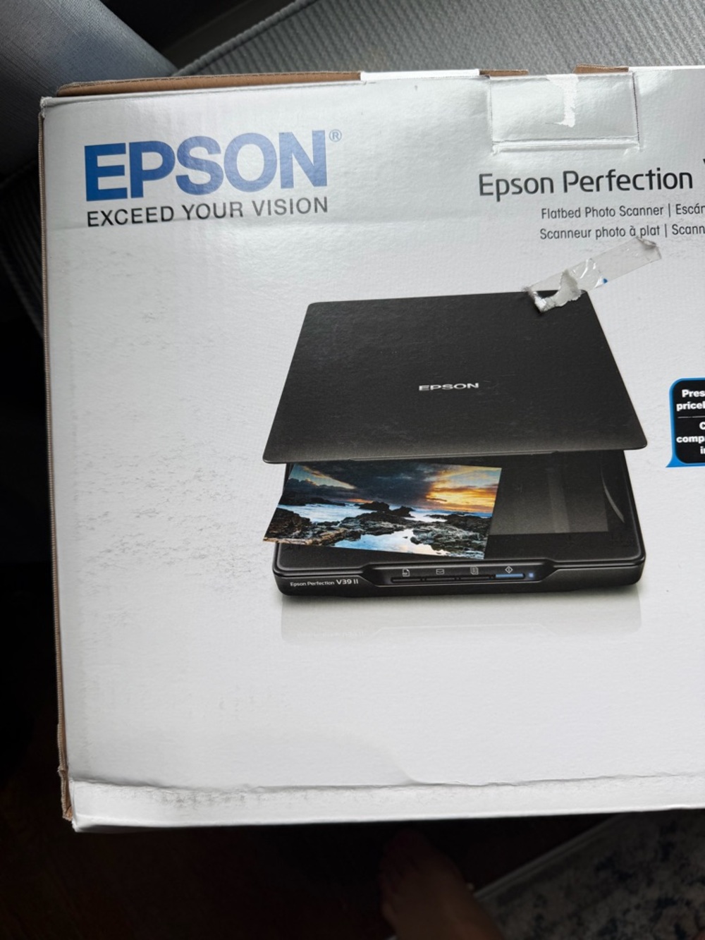 Epson V39 II Flatbed Photo Scanner - Black